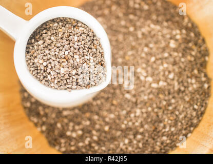 Premium raw Organic Chia Samen Stockfoto