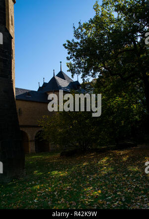 Die Kaiserpfalz in Goslar in einem wunderschönen Herbsttag Stockfoto