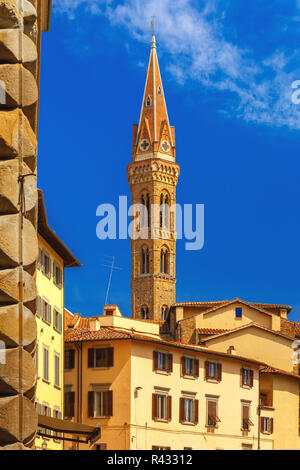 Belfried von Badia Fiorentina in Florenz, Italien Stockfoto