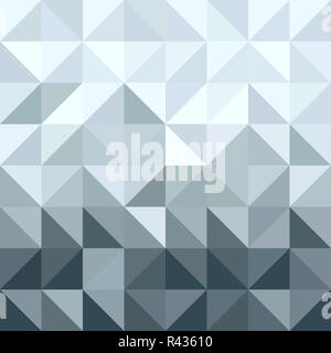 Silber Metall elegante Geometrie nahtlose Muster Stockfoto