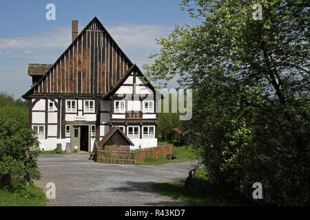 Tudor Stil Haus in lipperland Stockfoto