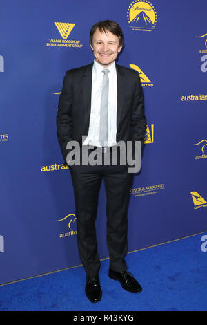 7. jährliche Australier in Film Awards Gala in Hollywood's Paramount Studios - Ankunft mit: Damon Herriman Wo: Los Angeles, Kalifornien, Vereinigte Staaten, wenn: 24 Okt 2018 Credit: Sheri Determan/WENN.com Stockfoto