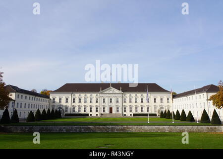 Schloss Bellevue, Sitz des Bundespräsidenten Stockfoto