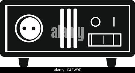 Elektrische Stabilisator Symbol. Einfache Abbildung der elektrischen Stabilisator vektor Symbol für Web Design auf weißem Hintergrund Stock Vektor