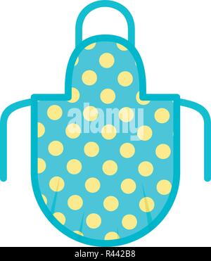 Schürze Symbol. Flache Darstellung der Schürze vektor Symbol für Web isoliert auf weißem Stock Vektor