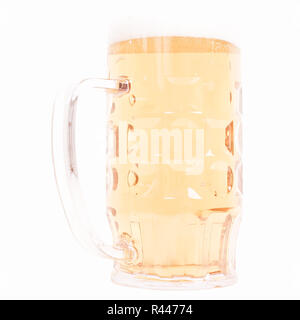 Retro Suche deutsches Bier Glas Stockfoto