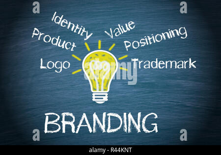 Branding Business Konzept Stockfoto