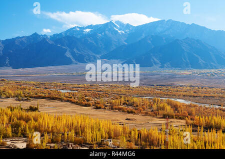 Leh-Dorf im nördlichen Indien Stockfoto