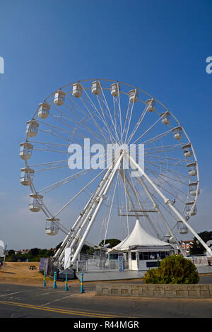 Skegness Auge, Riesenrad, Skegness, Lincolnshire, Großbritannien. In Skegness errichtet, in der Nähe vom Strand, im Jahr 2018. Stockfoto