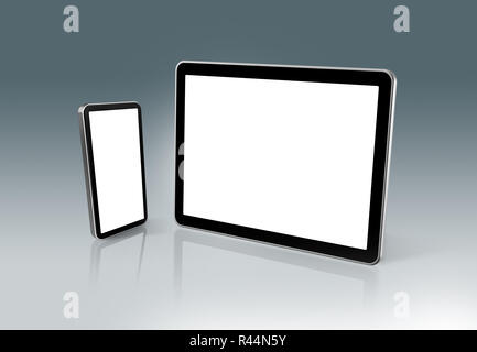 High Tech Handy und digitale Tablet-PC Stockfoto