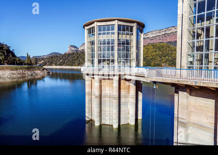 Stausee Sau Detail in Barcelona Spanien Stockfoto