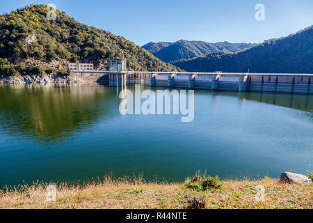 Stausee Sau Detail in Barcelona Spanien Stockfoto