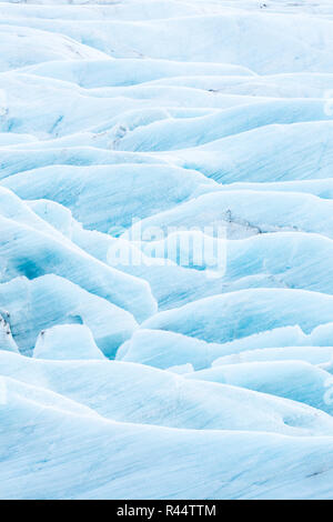 Svinafell Gletscher-Island Stockfoto