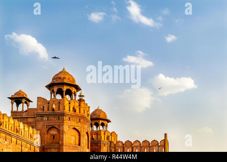 Red Fort - ein Abend anzeigen Stockfoto