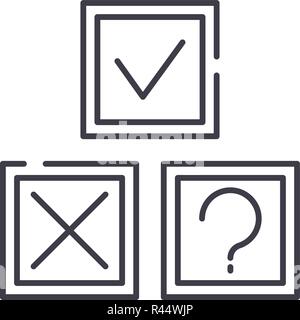 Rebus Symbol Leitung Konzept. Rebus Vector Linear Abbildung, Symbol, Zeichen Stock Vektor