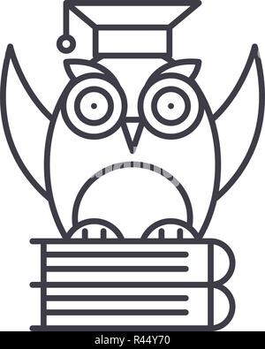 Theorie Symbol Leitung Konzept. Theorie Vector Linear Abbildung, Symbol, Zeichen Stock Vektor