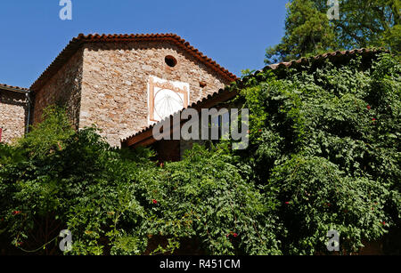 Bambouseraie de Parafrance, botanischer Garten, der Bauernhof, Generargues in der Nähe von Anduze, Gard, Languedoc-Roussillon, Frankreich, Europa Stockfoto