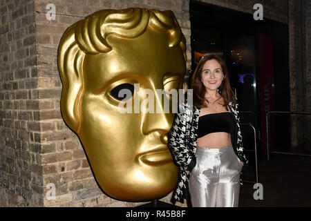 Arrivers Gäste bei den BAFTA Awards 2018 Kinder im Ringlokschuppen am 25. November 2018, London, UK. Stockfoto