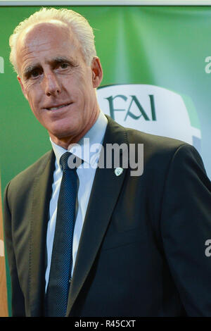 Dublin, Irland. 25. November 2018. Mick McCarthy, die neue Republik Irland Manager, fotografiert, nachdem eine Pressekonferenz im Aviva Stadium in Dublin, Irland. Foto: ASWphoto Credit: ASWphoto/Alamy leben Nachrichten Stockfoto