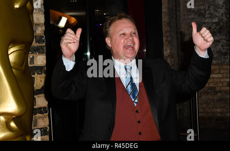 Justin Fletcher arrivers bei der BAFTA Awards 2018 Kinder im Ringlokschuppen am 25. November 2018, London, UK. Stockfoto