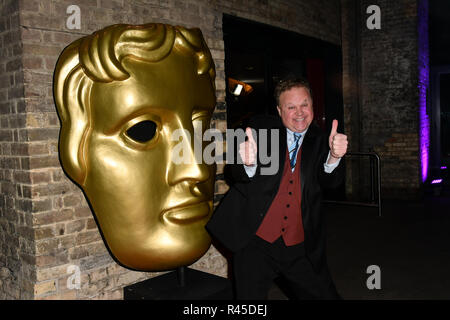 Justin Fletcher arrivers bei der BAFTA Awards 2018 Kinder im Ringlokschuppen am 25. November 2018, London, UK. Stockfoto