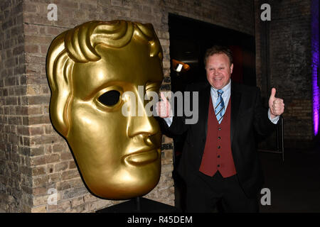 Justin Fletcher arrivers bei der BAFTA Awards 2018 Kinder im Ringlokschuppen am 25. November 2018, London, UK. Stockfoto