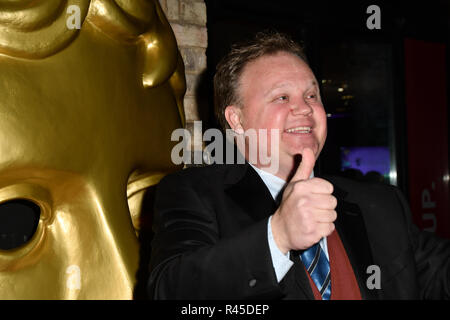 Justin Fletcher arrivers bei der BAFTA Awards 2018 Kinder im Ringlokschuppen am 25. November 2018, London, UK. Stockfoto