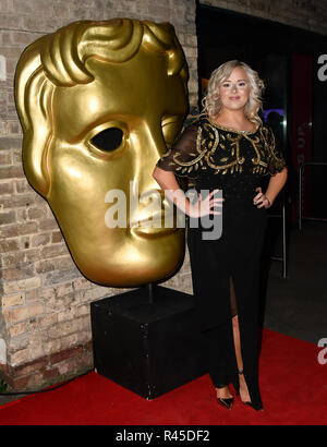 Katie Thistleton arrivers bei der BAFTA Awards 2018 Kinder im Ringlokschuppen am 25. November 2018, London, UK. Stockfoto