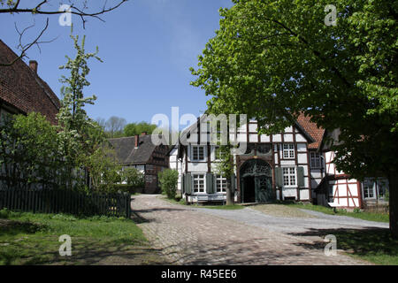 Tudor Stil Haus in lipperland Stockfoto