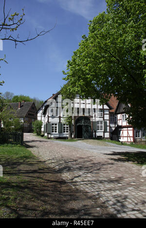 Tudor Stil Haus in lipperland Stockfoto