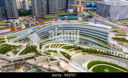 Hongkong West Bahnhof Kowloon, Hong Kong Stockfoto