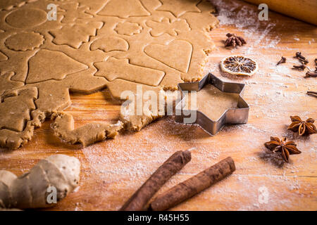 Cookie-Teig Stockfoto