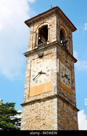 Ancien Uhrturm in Italien Europa Stockfoto