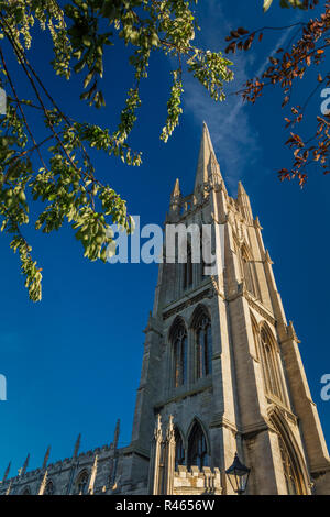 Louth, Lincolnshire, Großbritannien, Oktober 2018, St. James Kirche Stockfoto