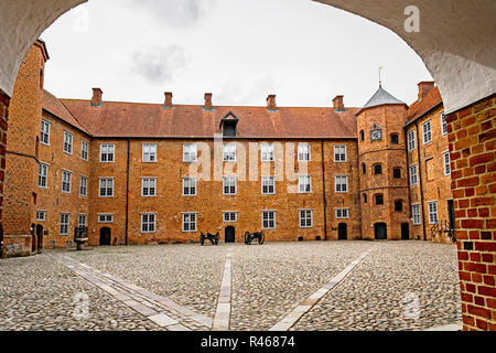 Dänemark: Sonderburger Schloss; Deutschland: Schloss Sonderburg Stockfoto