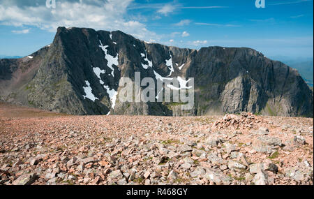 North Face von Ben Nevis, den höchsten Berg der Britischen Inseln, Schottland Stockfoto