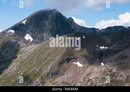 North Face von Ben Nevis, den höchsten Berg der Britischen Inseln, Schottland Stockfoto