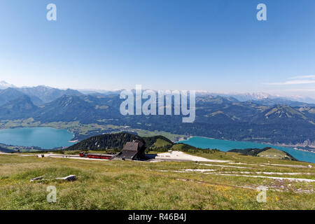 Blick vom Schafberg (Salzkammergut) Stockfoto