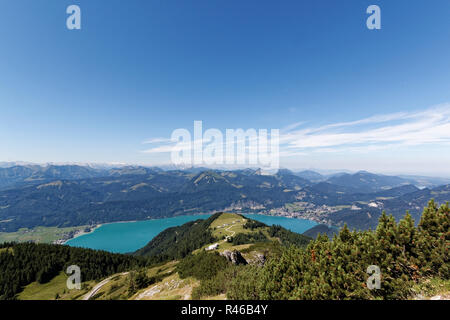 Blick vom Schafberg (Salzkammergut) Stockfoto