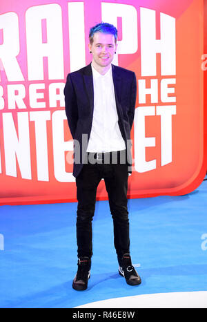 Die Teilnahme an der DanTDM Ralph Pausen im Internet europäische Premiere im Curzon Mayfair, London statt. Stockfoto