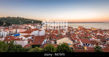 Blick auf die Stadt Piran, Slowenien Stockfoto