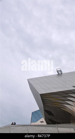 Zusammenfluss Museum District, Lyon, Frankreich Stockfoto