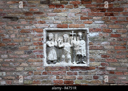 Kirche der Heiligen Vitale und Agricola in Bologna, der Teil der Santo Stefano Basilika Komplex Stockfoto