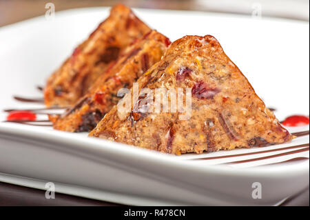 Obst Brot closeup Stockfoto