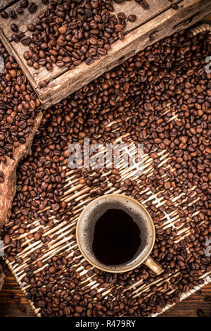 Kaffee-Obertasse Stockfoto