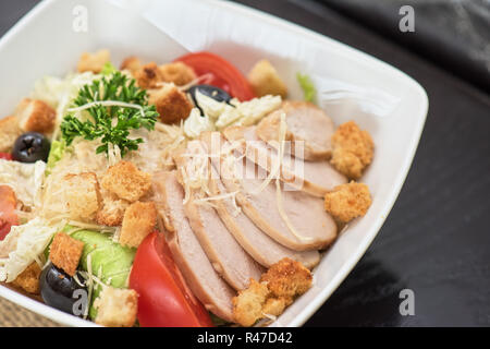 Salat aus dem Schinken Kruste Kohl Stockfoto