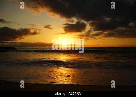 Kap Verde Sonnenuntergang, Sonnenuntergang Stockfoto