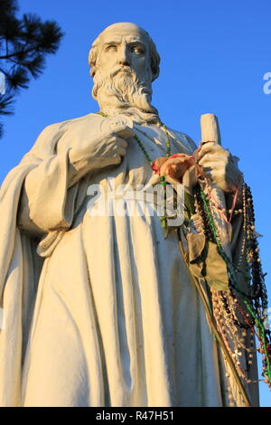 Unsere Liebe Frau von Guadalupe Schrein, von Hispanics und Einwanderer, in Des Plaines, Illinois besucht. Stockfoto