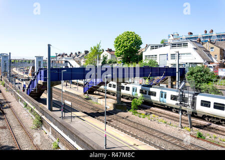 S-Bahnhof West Hampstead Thameslink, West End Lane, West Hampstead, London Borough von Camden, Greater London, England, Vereinigtes Königreich Stockfoto