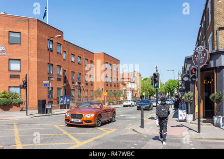 Salusbury Road, der Queen's Park, London Borough von Brent, Greater London, England, Vereinigtes Königreich Stockfoto